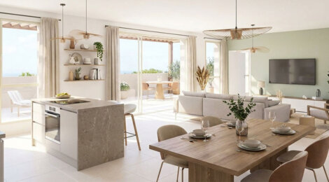 Programme immobilier neuf MAISON AZURE - Agde adresse neuve entre centre historique et plages (34300) - Référence : 17344