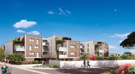 Programme immobilier neuf Natura - Agde, logements neufs et proximité transports en quartier résidentiel (34300) - Référence : 9101