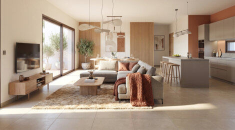 Programme immobilier neuf LES VILLAS DU GOLF - Agde maisons familiales proches plages et golf (34300) - Référence : 18301