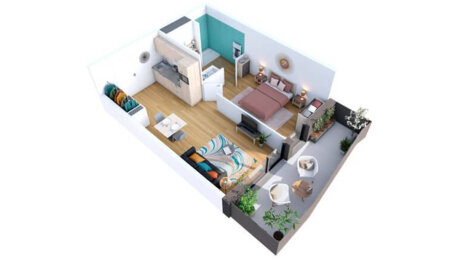 Programme immobilier neuf MIRABEL - Agde : Résidence seniors studio–T3 avec cadre apaisant et confort optimisé proche des commodités (34300) - Référence : 6801