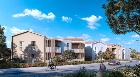 Programme immobilier neuf Le Carignan - Balaruc-les-Bains : logements neufs sécurisés et verdoyants proche des commodités (34540) - Référence : 15063