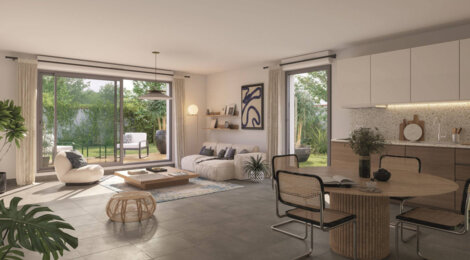 Programme immobilier neuf Le Patio des Berges - Beaucaire à deux pas de la gare (30300) - Référence : 10581