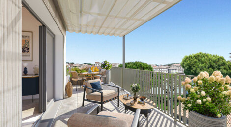 Programme immobilier neuf Le Patio des Berges - Beaucaire à deux pas de la gare (30300) - Référence : 10581
