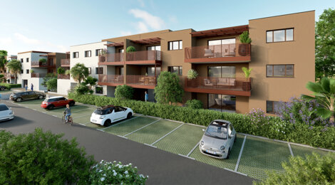 Programme immobilier neuf LOU MEA - Béziers Garissou résidence contemporaine avec terrasse ou jardin (34500) - Référence : 18526