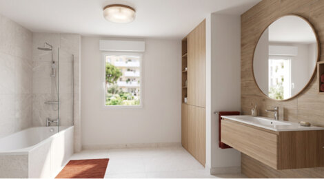 Programme immobilier neuf ATHENA - Béziers : Résidence studio–T4 avec cadre commerçant et confort optimisé proche des transports (34500) - Référence : 14534