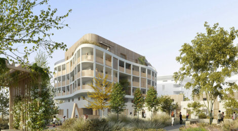 Programme immobilier neuf MITHASA - Castelnau-le-Lez : logements neufs écoresponsables face au parc de Verchant (34170) - Référence : 7368