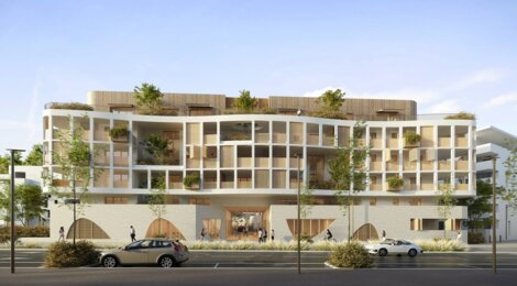 Programme immobilier neuf MITHASA - Castelnau-le-Lez : logements neufs écoresponsables face au parc de Verchant (34170) - Référence : 7368