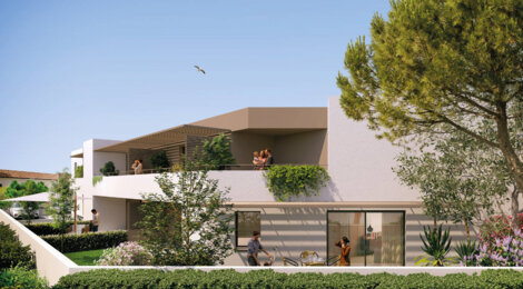 Programme immobilier neuf Villa Vinea - Castelnau-le-Lez : logements neufs sécurisés et lumineux proche des transports (34170) - Référence : 7646