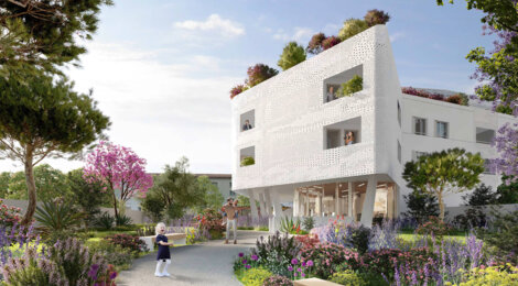 Programme immobilier neuf ALTIS - Castelnau-le-Lez : logements neufs sécurisés et verdoyants proche des commodités (34170) - Référence : 17064