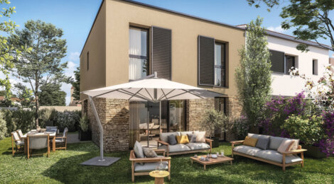 Programme immobilier neuf SOLENZANA - Castelnau-le-Lez : logements neufs T3–T5 avec terrasses et jardins proche des commerces (34170) - Référence : 9078