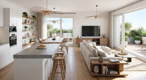 Programme immobilier neuf cocoon - Castelnau-le-Lez résidence neuve dans l’écoquartier Eureka (34170) - Référence : 17238