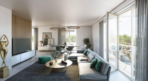 Programme immobilier neuf Les Jardins de Verchant - Castelnau-le-Lez : Résidence T2–T5 avec cadre verdoyant et confort optimisé proche des commodités (34170) - Référence : 11427