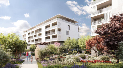 Programme immobilier neuf Les Jardins de Verchant - Castelnau-le-Lez : Résidence T2–T5 avec cadre verdoyant et confort optimisé proche des commodités (34170) - Référence : 11427