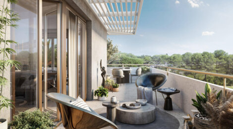 Programme immobilier neuf Les Jardins de Verchant - Castelnau-le-Lez : Résidence T2–T5 avec cadre verdoyant et confort optimisé proche des commodités (34170) - Référence : 11427