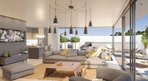 Programme immobilier neuf KAPIA - Castelnau-le-Lez : Résidence T3 avec cadre contemporain et confort optimisé proche des commodités (34170) - Référence : 5718