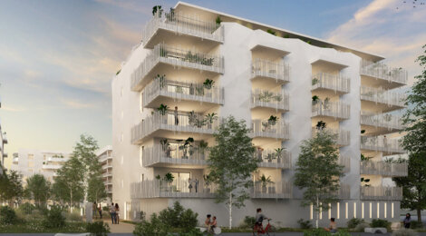 Programme immobilier neuf MOVIMENTO - Castelnau-le-Lez ZAC Eureka, à proximité parc et tram bus (34170) - Référence : 12643