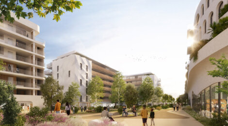 Programme immobilier neuf MOVIMENTO - Castelnau-le-Lez ZAC Eureka, à proximité parc et tram bus (34170) - Référence : 12643