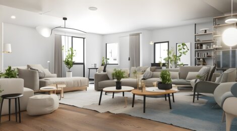 Programme immobilier neuf DOMAINE LES LAVANDIERES TR3 (SAS) - Castries : logements neufs du studio au T4 proche de Montpellier (34160) - Référence : 9082