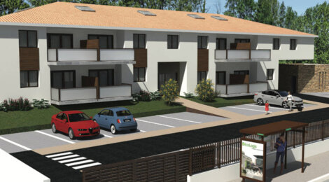 Programme immobilier neuf LES PORTES DE NIMES - Caveirac : Résidence T2–T3 avec cadre intimiste et confort optimisé proche des commodités (30820) - Référence : 11408