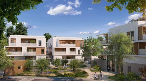 Programme immobilier neuf LE SWING - Clapiers : logements neufs sécurisés et verdoyants proche des commodités (34830) - Référence : 8288
