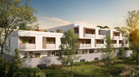 Programme immobilier neuf LE SWING - Clapiers : logements neufs sécurisés et verdoyants proche des commodités (34830) - Référence : 8288