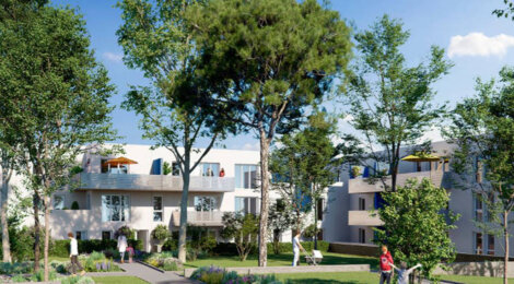 Programme immobilier neuf Bleu d'Eole - Gigean : Résidence T2–T4 avec cadre boisé et confort sécurisé proche des commodités (34770) - Référence : 5538