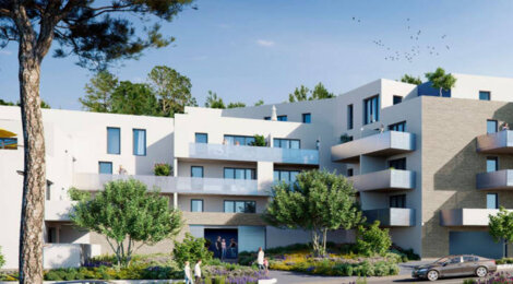 Programme immobilier neuf Bleu d'Eole - Gigean : Résidence T2–T4 avec cadre boisé et confort sécurisé proche des commodités (34770) - Référence : 5538