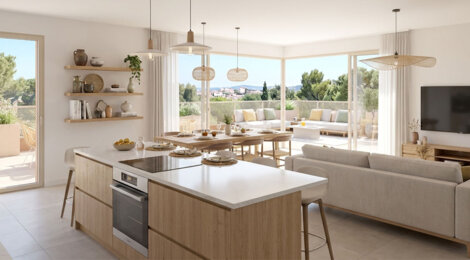 Programme immobilier neuf FAULA - Jacou résidence avec jardins aux portes de Montpellier (34830) - Référence : 17470