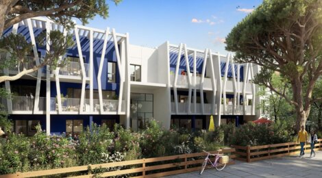 Programme immobilier neuf CARRE SAPHIR - La Grande-Motte : appartements neufs T2–T4 en centre-ville près de la mer (34280) - Référence : 15168