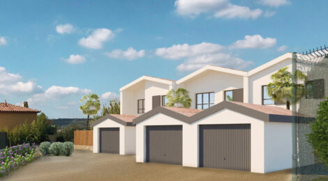 Programme immobilier neuf la patio de l'arbousier - Langlade : logements neufs T2–T3 avec piscine et jardin près de Nîmes (30980) - Référence : 11678