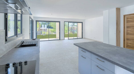 Programme immobilier neuf la patio de l'arbousier - Langlade : logements neufs T2–T3 avec piscine et jardin près de Nîmes (30980) - Référence : 11678