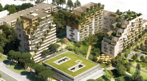 Programme immobilier neuf ILOT DES PLATANES - Lattes cadre urbain végétalisé proche tram appartements avec terrasse (34970) - Référence : 17163