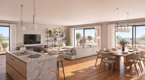 Programme immobilier neuf LE SAINT LAURENT (JEANBRUN) - Lattes entre Montpellier et Palavas-les-Flots (34970) - Référence : 18465