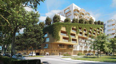 Programme immobilier neuf Îlot des Platanes - Lattes réhabilitation au pied du tramway Soriech (34970) - Référence : 18000