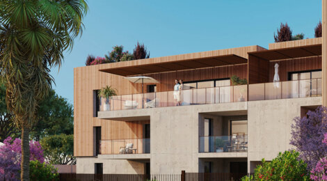 Programme immobilier neuf PATIO NEMA - Le Grau-du-Roi : logements neufs sécurisés et verdoyants proche des plages (30240) - Référence : 14763