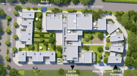 Programme immobilier neuf DOMAINE OPALE - Marsillargues : Résidence T2–T3 avec cadre résidentiel et confort optimisé proche des commodités (34590) - Référence : 4773