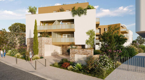 Programme immobilier neuf ALORA - Montpellier cadre résidentiel à 3 min du tramway (34000) - Référence : 17491