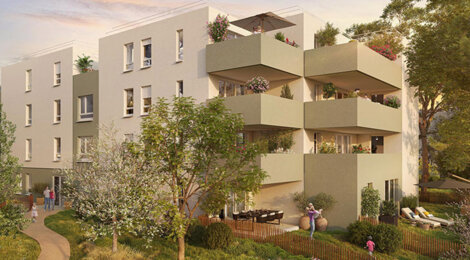 Programme immobilier neuf ATRIA - Montpellier cadre urbain moderne proche tram et commodités (34000) - Référence : 17146