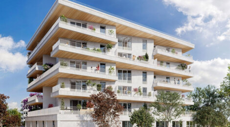 Programme immobilier neuf OMANA - Montpellier écoquartier La Restanque proche centre-ville (34000) - Référence : 15154