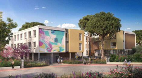 Programme immobilier neuf Umami - Montpellier, investir en résidence étudiante proche du futur tram T5 (34000) - Référence : 15155