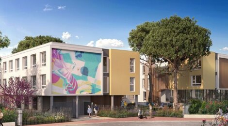 Programme immobilier neuf Umami LMNP - Montpellier, investir en résidence étudiante proche du futur tram T5 (34000) - Référence : 18341