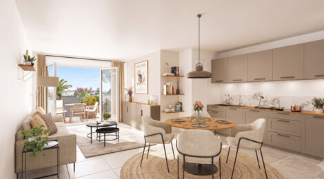 Programme immobilier neuf Terra Alba - Montpellier logements du 2 au 4 pièces à 14 minutes des plages (34000) - Référence : 17800