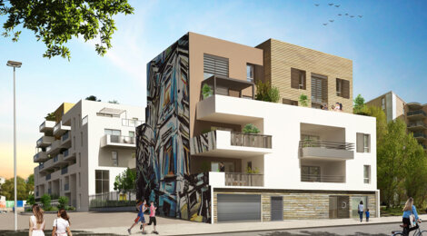 Programme immobilier neuf URBAN ESSENCE - BAT D - Montpellier : logements neufs du studio au T5 proche de l’Hôtel de Région (34000) - Référence : 15145