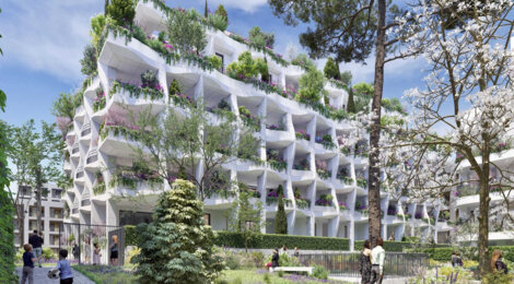 Programme immobilier neuf OPALE & SENS - Montpellier : logements neufs futuristes et végétalisés à proximité du centre-ville (34000) - Référence : 14841