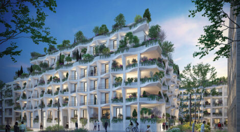 Programme immobilier neuf OPALE & SENS - Montpellier : logements neufs futuristes et végétalisés à proximité du centre-ville (34000) - Référence : 14841