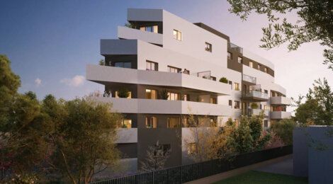 Programme immobilier neuf Villa Agathe - Montpellier : logements neufs sécurisés et verdoyants proche des commodités (34000) - Référence : 15140