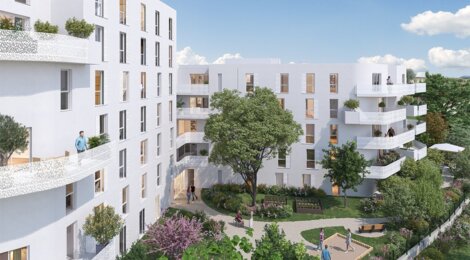 Programme immobilier neuf TRINITY -  Montpellier : logements neufs sécurisés et verdoyants proche des transports (34000) - Référence : 8246