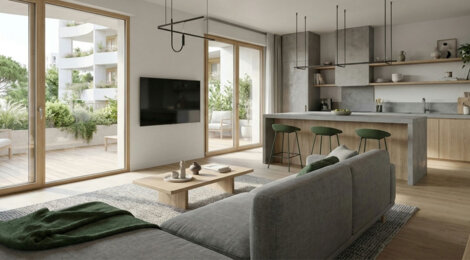 Programme immobilier neuf villa laures - Montpellier quartier Nouvelle Mairie à deux pas du tram et du centre ville (34000) - Référence : 9067