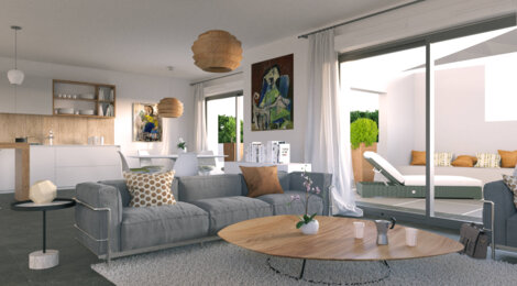 Programme immobilier neuf TAMARA DE LEMPIKA - Montpellier : Résidence T4 avec cadre verdoyant et confort optimisé proche des commodités (34000) - Référence : 6800