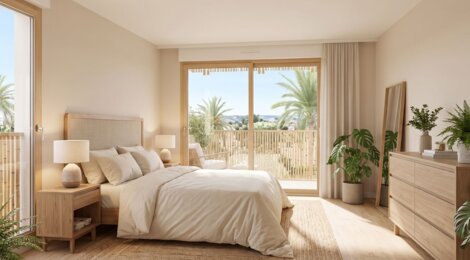 Programme immobilier neuf TOSHI - Montpellier Sabines : logements neufs 2 pièces proches du tramway 2 (34000) - Référence : 15146